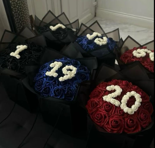 Personalised Number Bouquet