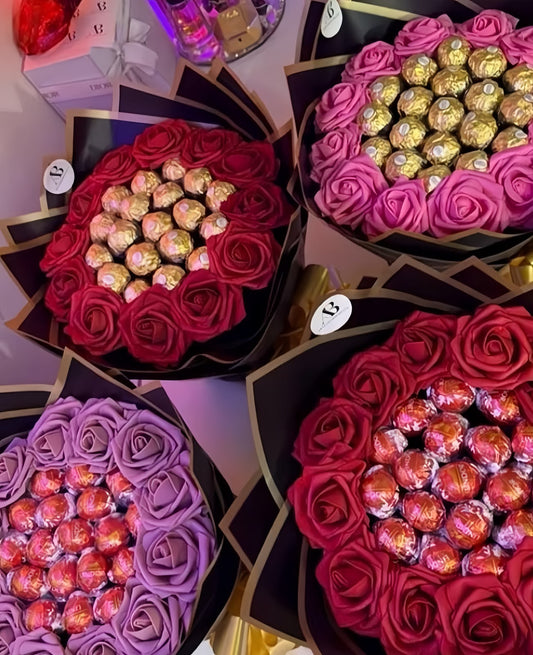 Luxury Chocolate & Eternal Flower Bouquet  🌸🍫