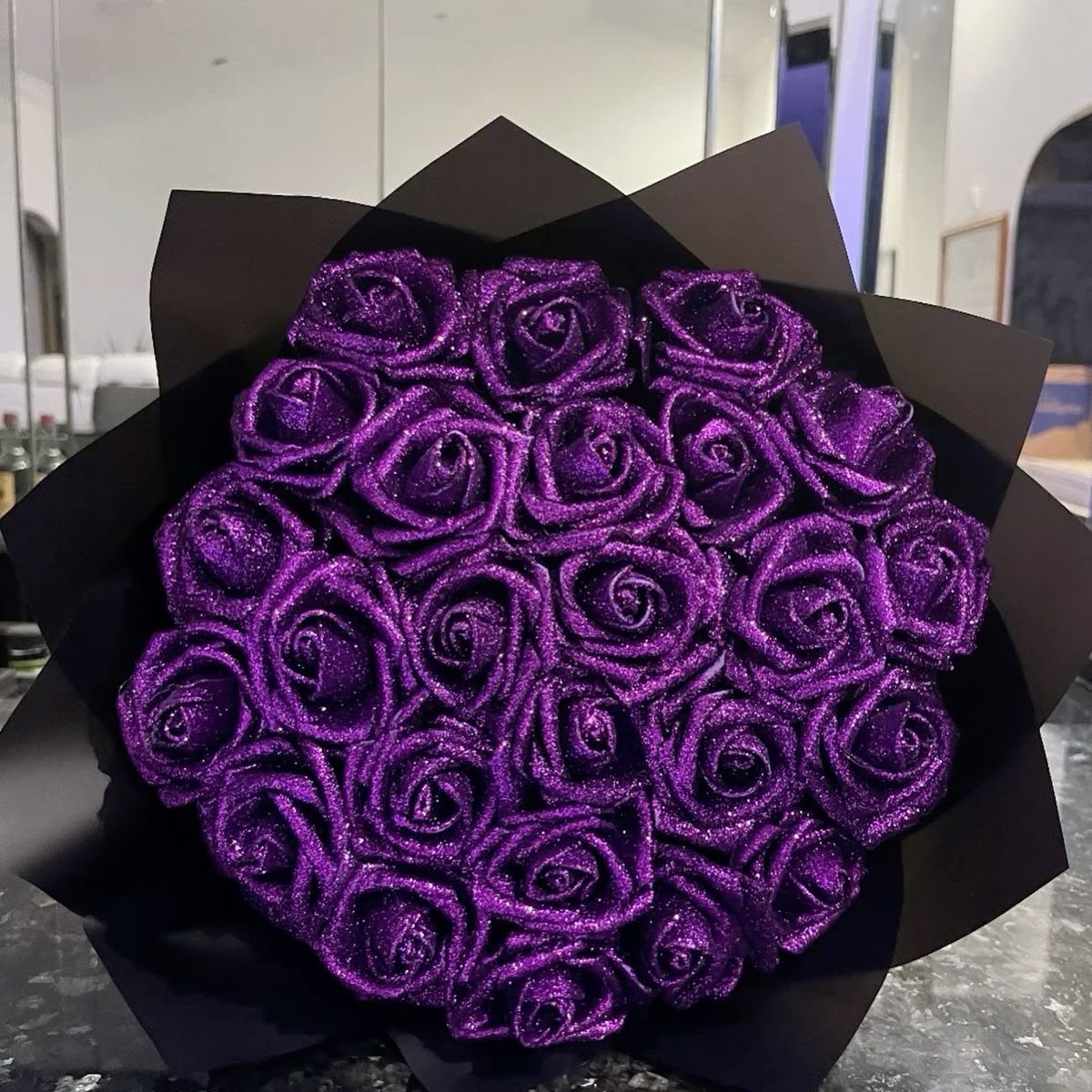 Luxury 30 Eternal Glitter Rose Bouquet ✨🌹