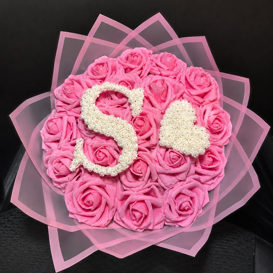 Personalised Eternal Baby Breath Bouquet- Large🌸